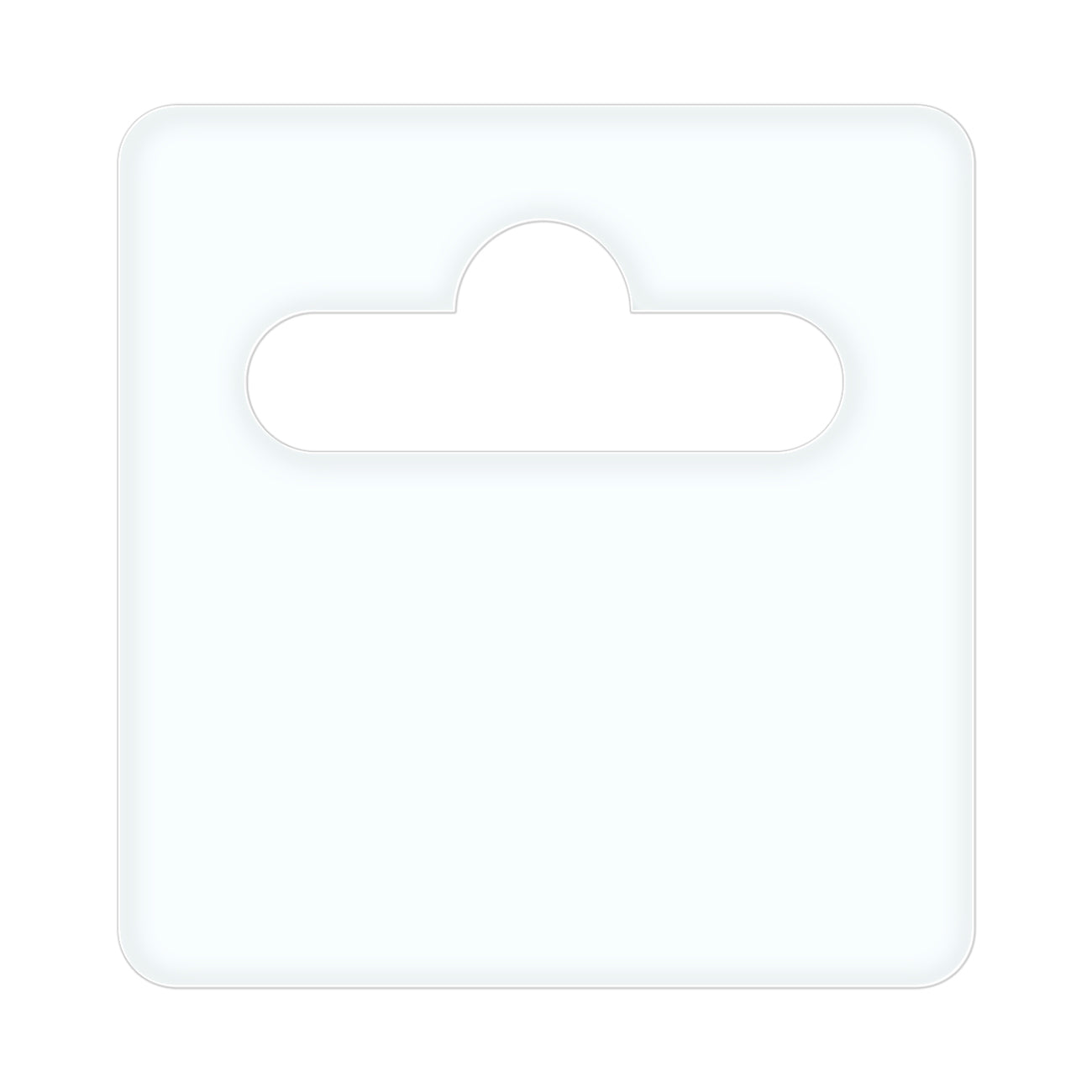 Euro pendant 50x50 mm premium with rubber glue 1000 pcs/roll (0.35 mm foil) — Hurtel