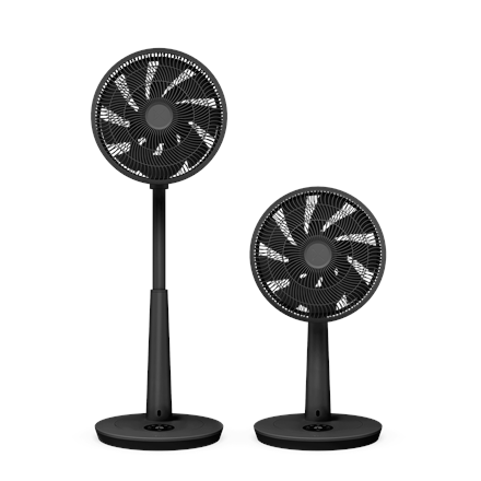 Duux Fan | Whisper 3 | Stand Fan | 19 W | Diameter 34 cm | Number of speeds 26 | Oscillation | Remote control | Black