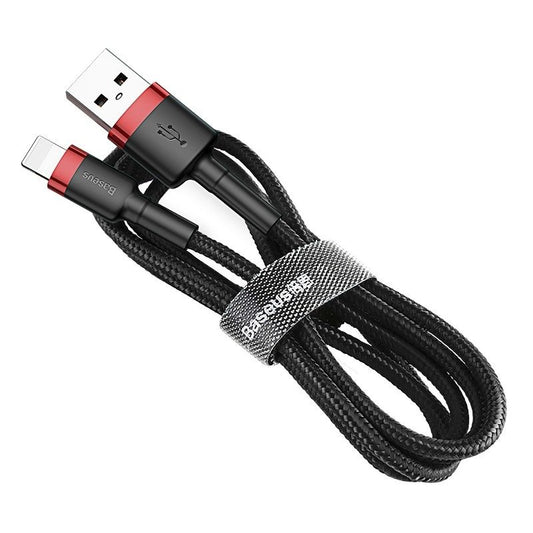 Baseus Cafule USB Lightning Cable 2.4A 1m (Red+Black) - Product Image 2