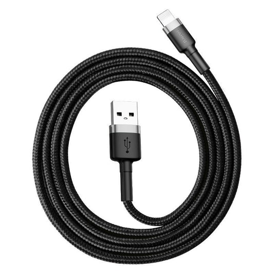 Baseus Cafule USB Lightning Cable 2.4A 0.5m (Gray+Black) - Product Image 1