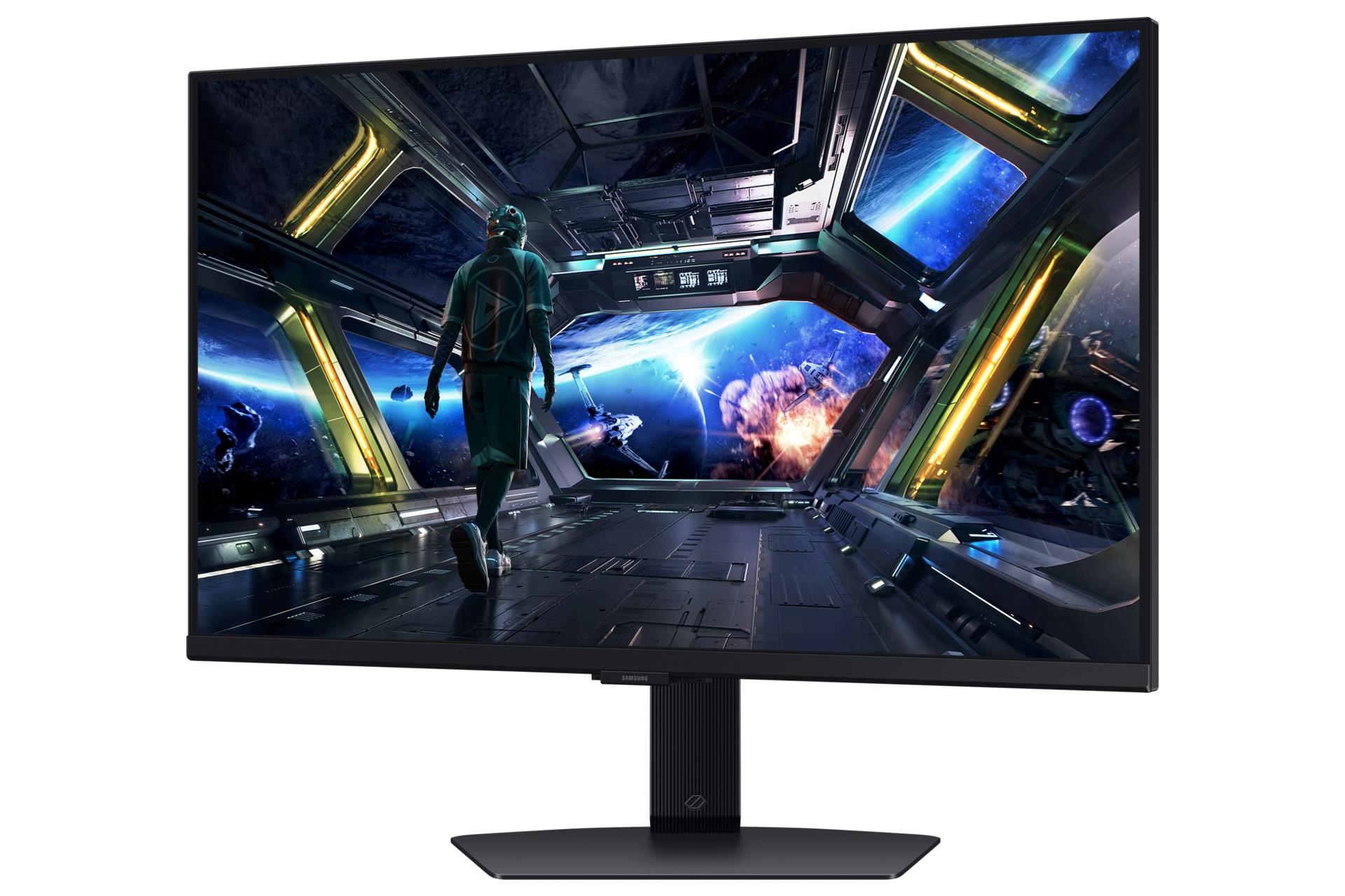 LCD Monitor SAMSUNG Odyssey G7 27" Gaming Panel IPS 3840x2160 16:9 144Hz 1 ms Speakers Swivel Pivot Height adjustable Tilt Colour Black LS27DG702EUXDU