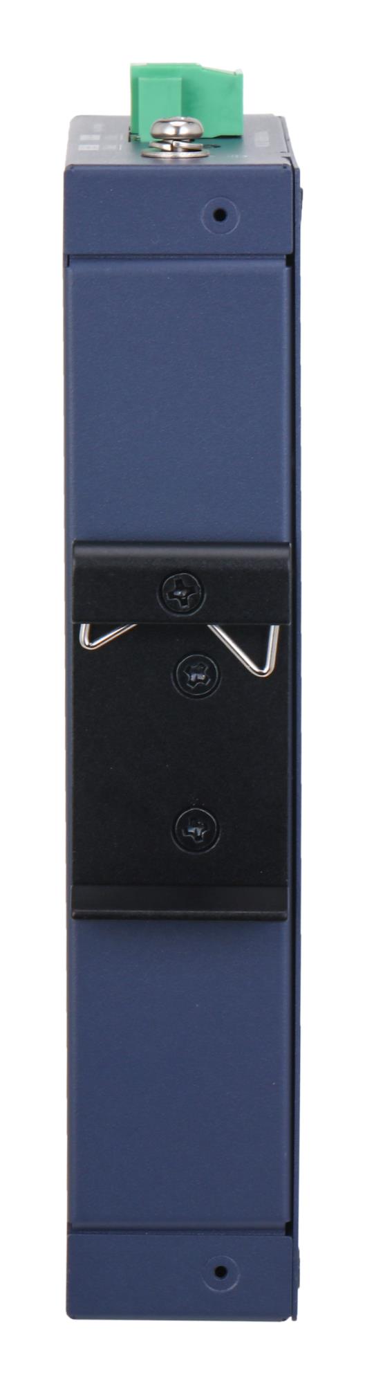 Switch DAHUA Switch type Managed Switch layer L2 Form factor Desktop 4xRJ-45 ports RJ-45 Ports Type Fast Ethernet (10/100) 4xFast Ethernet (copper) ports quantity 1xGigabit Ethernet (copper) ports quantity 1xSFP module slots quantity 1xFiber uplink ports
