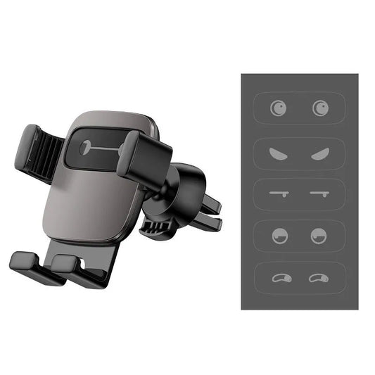 Baseus Cube Gravitational car holder on ventilation grid (Black) - Product Image 2