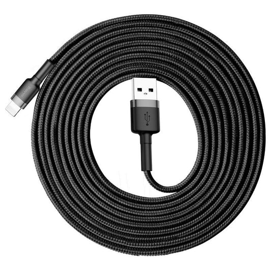 Baseus Cafule USB Lightning Cable 2A 3m (Black+Gray) - Product Image 1