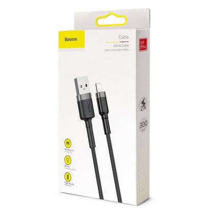 Baseus Cafule USB Lightning Cable 2A 3m (Black+Gray) - Product Image 8