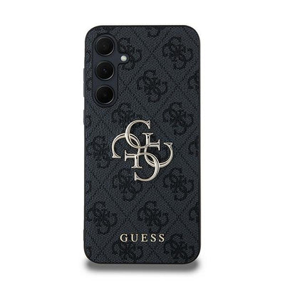 Guess 4G Big Metal Logo case for Samsung Galaxy A35 - black