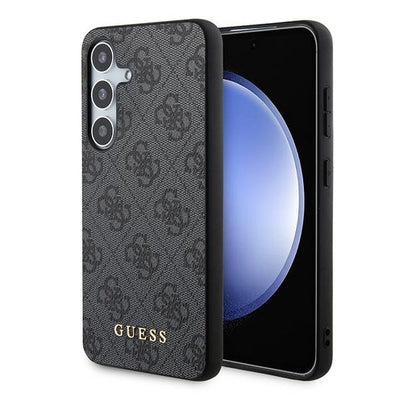 Guess 4G Metal Gold Logo case for Samsung Galaxy A35 - black