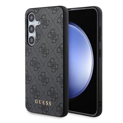 Guess 4G Metal Gold Logo case for Samsung Galaxy A35 - black