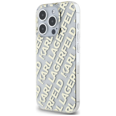 Karl Lagerfeld IML Fullover Logo case for iPhone 15 Pro - gold