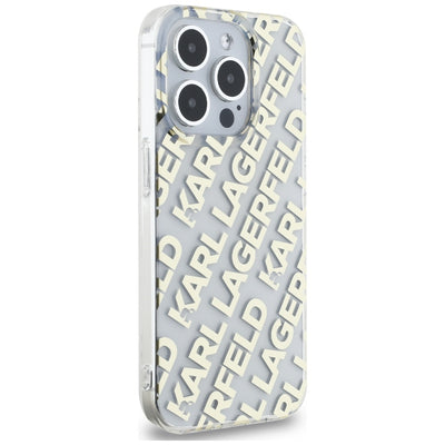 Karl Lagerfeld IML Fullover Logo case for iPhone 15 Pro - gold