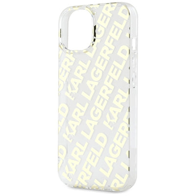 Karl Lagerfeld IML Fullover Logo case for iPhone 15 / 14 / 13 - gold