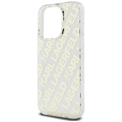 Karl Lagerfeld IML Fullover Logo case for iPhone 15 Pro Max - gold