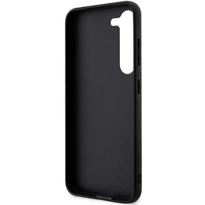Karl Lagerfeld Saffiano Mono Metal Logo case for Samsung Galaxy S24 - black