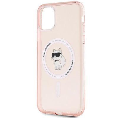 Karl Lagerfeld IML Choupette MagSafe case for iPhone 11 / Xr - pink