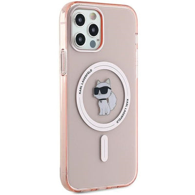 Karl Lagerfeld IML Choupette MagSafe case for iPhone 12/12 Pro - pink