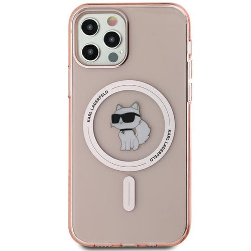 Karl Lagerfeld IML Choupette MagSafe case for iPhone 12/12 Pro - pink