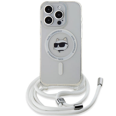 Karl Lagerfeld IML Choupette Head &amp; Cord MagSafe case for iPhone 13 Pro Max - transparent