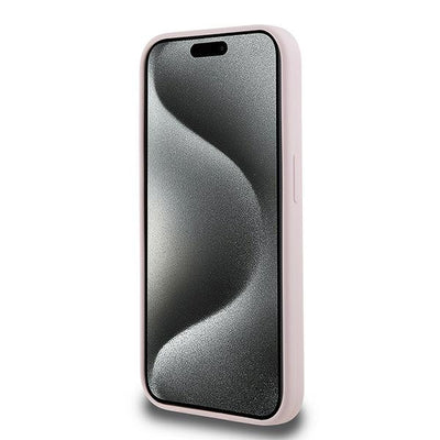 Karl Lagerfeld Silicone Karl&amp;Choupette MagSafe Case for iPhone 15 Pro Max - Pink