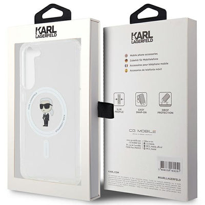 Karl Lagerfeld IML Ikonik MagSafe case for Samsung Galaxy S24+ - transparent