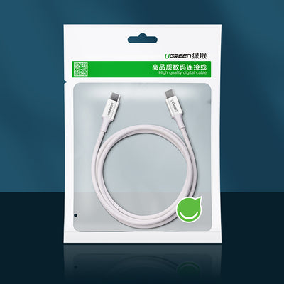Ugreen US264 60518 USB-C / USB-C PD QC AFC Cable 1m - White