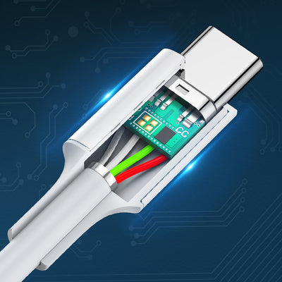 Ugreen US264 60518 USB-C / USB-C PD QC AFC Cable 1m - White