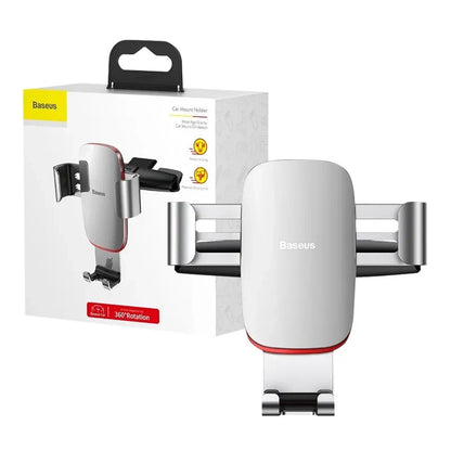 Baseus Metal Age Gravity Car Mount (CD Version) Silver - Product Image 9