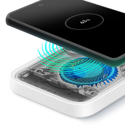 Samsung Wireless Charger Duo EP-P5400TWEGEU inductive charger 15W - white + mains charger + cable