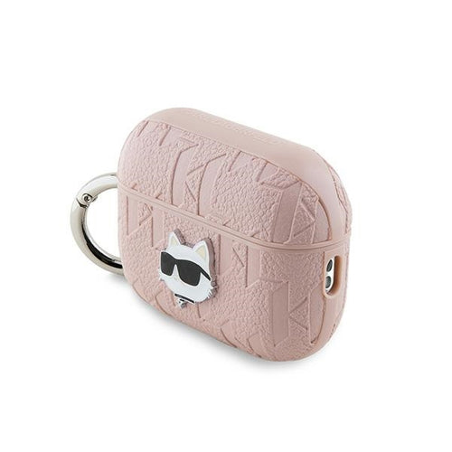 Karl Lagerfeld Monogram Choupette Head case for AirPods Pro 2 - pink
