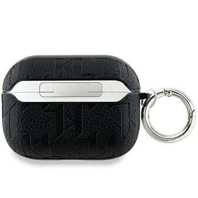 Karl Lagerfeld Monogram Karl &amp; Choupette Head Case for AirPods Pro 2 - Black