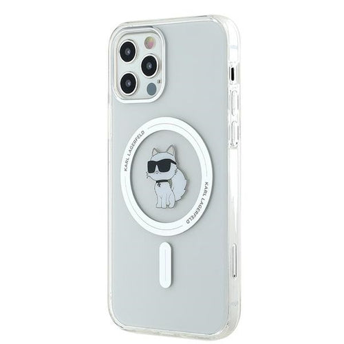 Karl Lagerfeld IML Choupette MagSafe case for iPhone 12 / 12 Pro - transparent