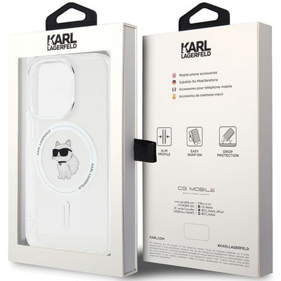Karl Lagerfeld IML Choupette MagSafe case for iPhone 13 Pro / 13 - transparent