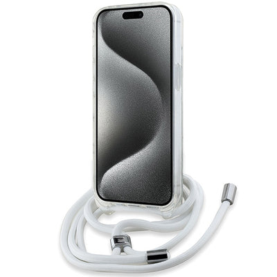 Karl Lagerfeld Crossbody IML Karl Head MagSafe case for iPhone 15 / 14 / 13 - transparent