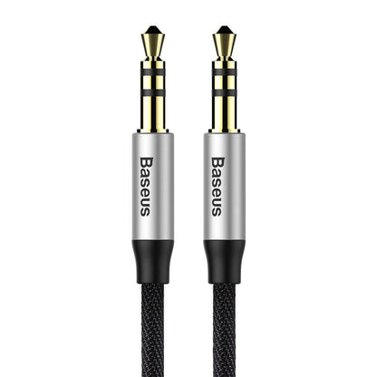 Baseus Yiven Audio Cable Cable 3.5 male Audio M30 1.5M Silver+ Black - Product Image 1