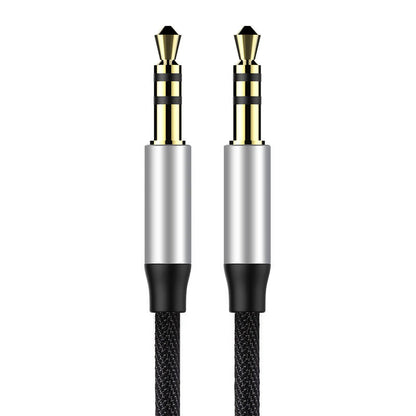 Baseus Yiven Audio Cable Cable 3.5 male Audio M30 1.5M Silver+ Black - Product Image 2