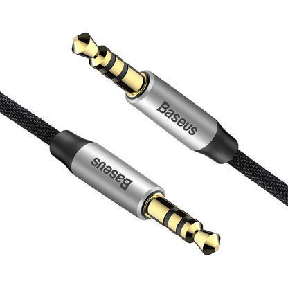 Baseus Yiven Audio Cable Cable 3.5 male Audio M30 1.5M Silver+ Black - Product Image 5