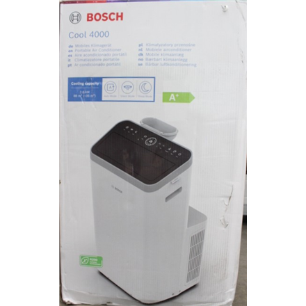 SALE OUT. | Bosch Mobile Air Conditioner | Cool 4000 | Suitable for rooms up to 85 m³ | White/Black | DAMAGED PACKAGING,