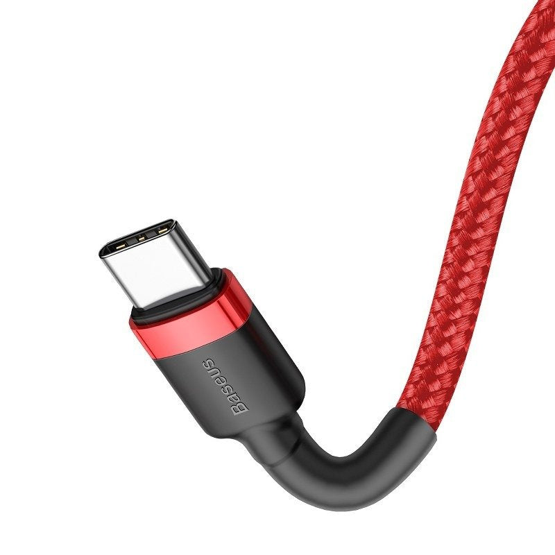 Baseus Cafule PD2.0 60W flash charging USB For Type-C cable (20V 3A) 2m Red - Product Image 3