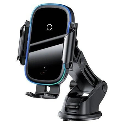 Baseus Light Electric Car Holder with Qi inductive charger (Black) - Product Image 3