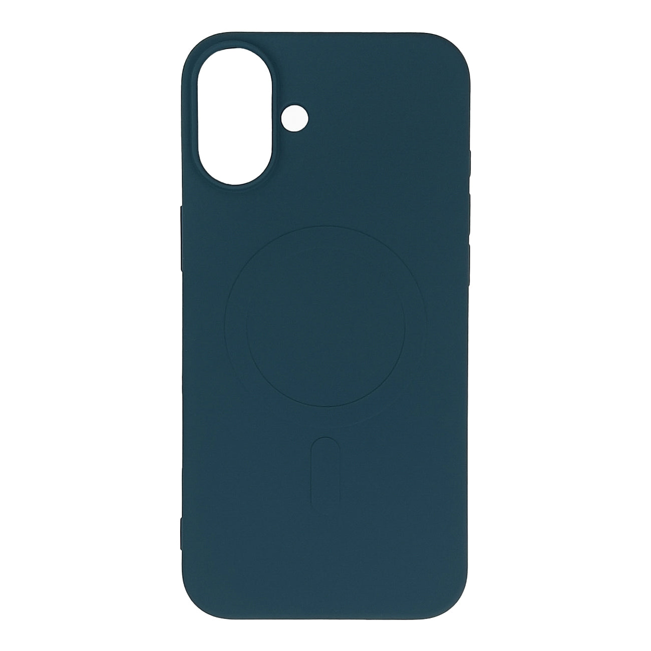 Liquid Silicone Case MagSafe for iPhone 16 - dark blue — Hurtel