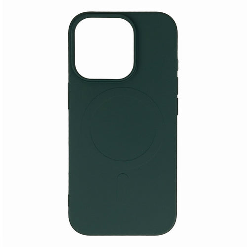 Liquid Silicone Case MagSafe for iPhone 16 Pro - dark green — Hurtel