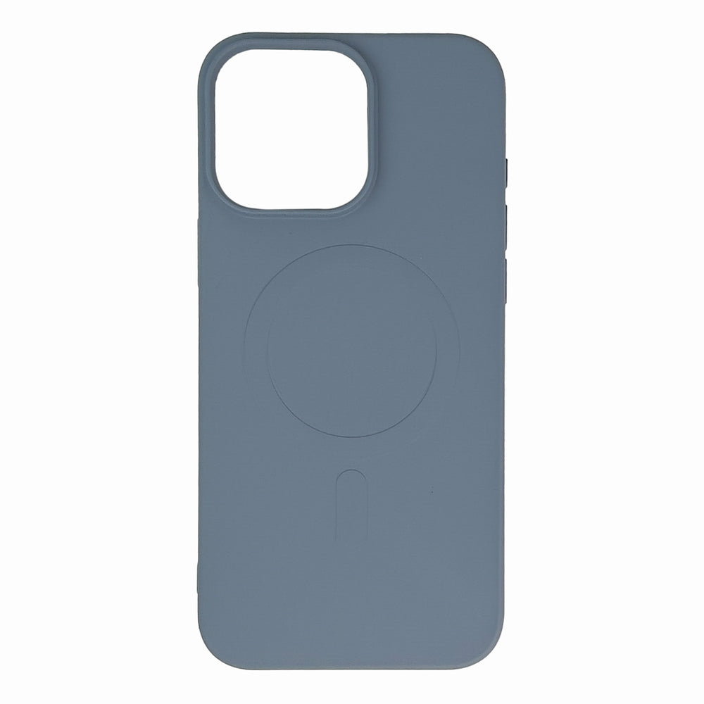 Liquid Silicone Case MagSafe for iPhone 16 Pro - light gray — Hurtel
