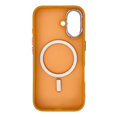 Magnetic Collection MagSafe iPhone 16 Case - Orange — Hurtel
