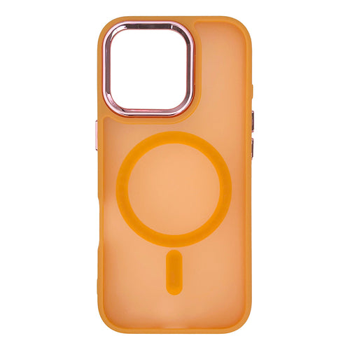 Magnetic Collection MagSafe iPhone 16 Pro Max Case - Orange — Hurtel