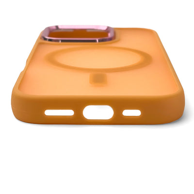Magnetic Collection MagSafe iPhone 16 Pro Max Case - Orange — Hurtel
