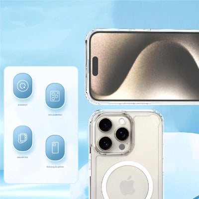 Clear Corner Case MagSafe for iPhone 16 - Clear — Hurtel