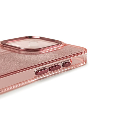 Glitter Case for iPhone 16 Pro Max - pink with glitter — Hurtel