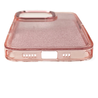 Glitter Case for iPhone 16 Pro Max - pink with glitter — Hurtel