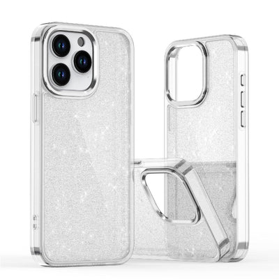 Glitter Case for iPhone 16 - transparent with glitter — Hurtel