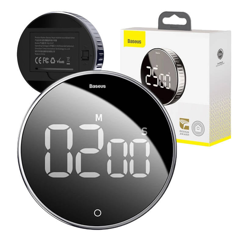 Baseus heyo rotation countdown timer Black - Product Image 9
