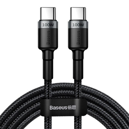 Baseus Cafule PD2.0 100W flash charging USB For Type-C cable (20V 5A)2m Gray+Black - Product Image 1